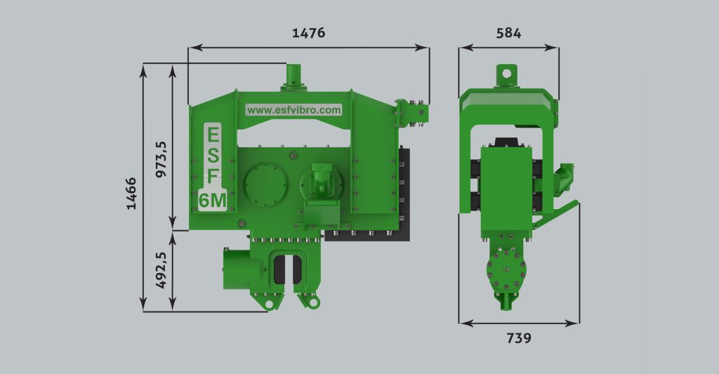 ESF6M Vibro Çakıcı