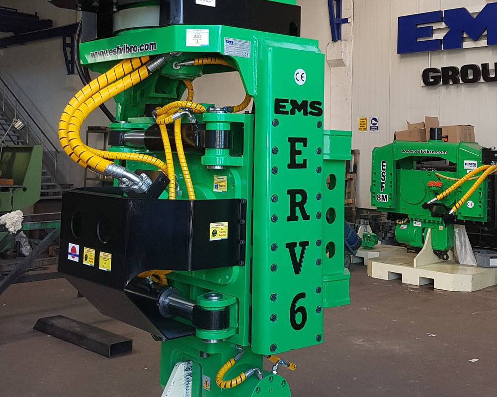 Vibratory Hammer, Pile driver - EMS Group