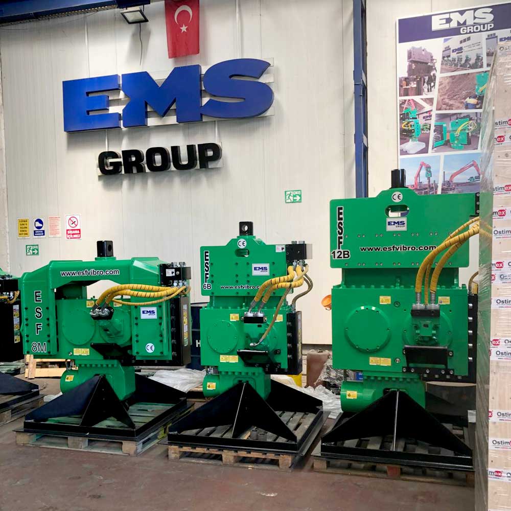 EMS Group – Vibratory Hammer, Pile driver